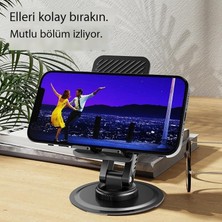 Leca Karbon Çelik Cep Telefonu Tutucusu Geri Çekilebilir ve Katlanabilir Saklama Alanı (Yurt Dışından)