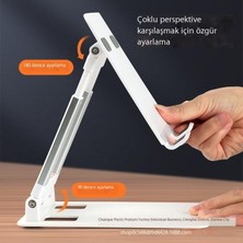 Span Tablet Standı Katlanır Masaüstü Standı Teleskopik Tembel Metal Telefon Standı (Yurt Dışından)