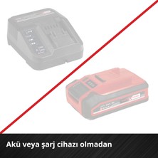 Einhell Professional Akülü Avuç Taşlama AXXIO 18/125 Power X-Change (18 V, 700 W, 125 mm disk Ø, 33 mm kesme derinliği, kömürsüz, yumuşak başlangıç, kesme diski ve akü dahil değildir) - 4431140
