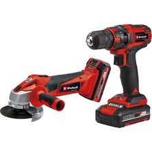 Einhell TC-TK 18 Li Kit (CD+AG) (1x1,5 Ah + 1x3,0 Ah), Akülü Alet Seti