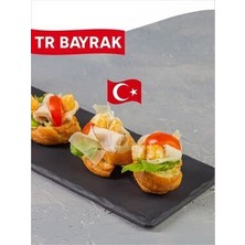 Home 10 Cm, 50 Adet - Türk Bayrağı Bayrak Kürdan