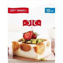 Home 10 Cm, 50 Adet - Türk Bayrağı Bayrak Kürdan