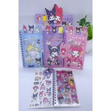 Sanrio Kuromi Sticker Not Defteri 1 Adet