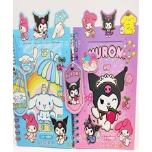 Sanrio Kuromi Sticker Not Defteri 1 Adet