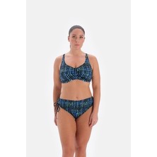 Siyah 3213BK Balenli Kaplı Bikini Tk.