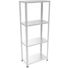 Rafistan 4 Katlı Galvaniz Çelik Raf 31x60x250 cm - Depo, Arşiv, Kiler, Dosya, Market Rafı