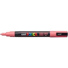 Uni Posca Su Bazlı Poster Marker 0.9-1.3 Mercan Pembe