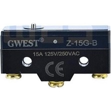 GWEST AZ-15G-B Mikro Swıtch Ince Kısa Pimli 15A  1no + 1nc