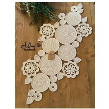 El Örgüsü Motif Detaylı Runner