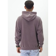 Eskitme Desenli Unisex Hoodie Sweatshirt