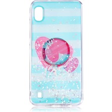 Musal Galaxy A10 Kılıf Pop Soket Renkli Vale Silikon