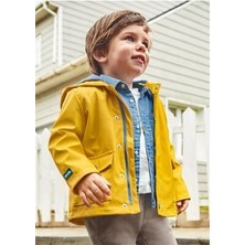 Erkek Bebek Parka Mont Sarı 2470