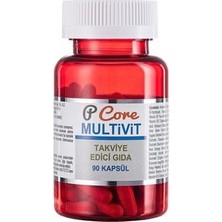 Pcore Multivitamin 90 Adet Kapsül - Multivitamin ve Mineral Içeren Takviye Edici Gıda