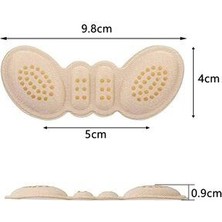 Ayakkabı Topuk Vurma Önleyici Ped Topuk Kavrama Astarı Kendinden Yapışkanlı Tabanlık 6mm 1 Çift