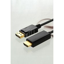 After Times Displayport To HDMI Kablo, Display Port Dp To HDMI Çevirici Dönüştürücü, 1.8 Metre