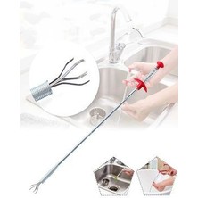 Tıkanıklık Giderici Paslanmaz Çelik Esnek Lavabo Açıcı, Tel Tıkanıklık Açma Aracı
