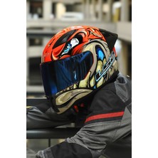 Rapıd 2 Race Spox Kırmızı-Gri Kask