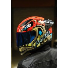 Rapıd 2 Race Spox Kırmızı-Gri Kask