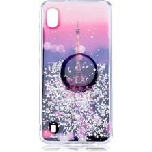 Musal Galaxy A10 Kılıf Pop Soket Renkli Vale Silikon