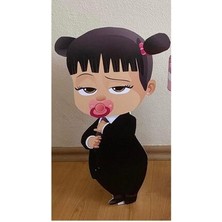 Okart Tasarım Baby Boss Girl (Patron Kız) Masaüstü Ayaklı Pano