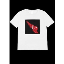 Türk Bayrağı Baskılı Tişört