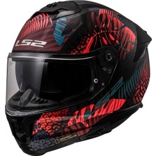 LS2 Stream 2 Jungle Mat Siyah-Mavi- Kask