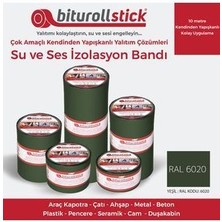 Bituroll Stick 1 mm 10 cm Yeşil 10MT. - Yapışkanlı Su Yalıtımı ve Ses Yalıtım Bandı