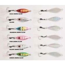 Ryuji Slow Kıng Jıg Raınbow Zebra Glow 30gr.---1ad.