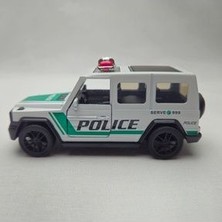 Seher 1:32 Mercedes G Kasa Poli?s Die Cast Çek Birak Koleksi?yon Araba