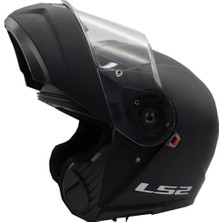 LS2 Strobe 2 Çene Açılır Mat Siyah Kask