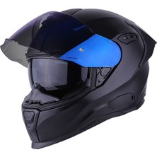 SX.100R Fullblack Mat Siyah Kask