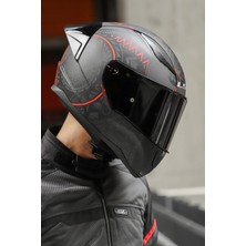 Rapıd Race Takaroa Mat Siyah-Kırmızı Kask