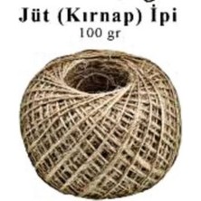 Doğal ve Dayanıklı Jüt Ip, Hasır Ip, Kırnap, Paketleme, Dekorasyon ve Ambalaj Ipi, 100GR, 100M - 2mm