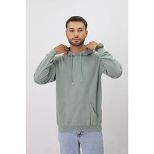 Eskitme Desenli Unisex Hoodie Sweatshirt