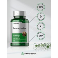 Horbaach Ashwagandha Root Extract Supplement 1380 mg 180 Capsules