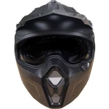 Sway Kask Sway X1-X Seul Çene Çıkan Kask Mat Siyah