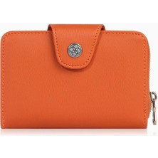 Cengiz Pakel Küçük Boy Kadın Cüzdan/Portföy – 65386 - Kiremit