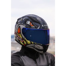 Rapıd 2 Spox Gri-Kırmızı Kask