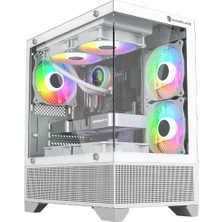 Gameline Armor V2 5x F-Rgb Fan Temperli Cam USB 3.0 Gaming Bilgisayar Kasası