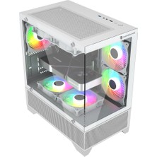 Gameline Armor V2 5x F-Rgb Fan Temperli Cam USB 3.0 Gaming Bilgisayar Kasası