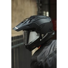LS2 Pıoner 2 Mat Siyah Kask