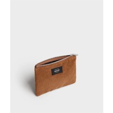 Wouf Clutch, El Çantası Pouch Corduroy Caramel