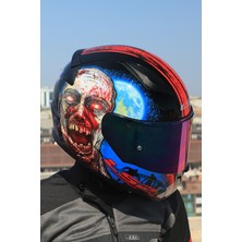 Rapıd 2 Zombıe Siyah-Kırmızı Kask