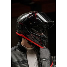 Givi 50.9 Enıgma Siyah-Tıtanıum-Kırmızı Kask