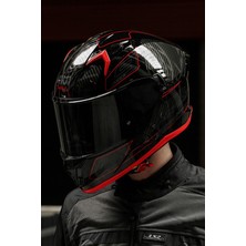 Givi 50.9 Enıgma Siyah-Tıtanıum-Kırmızı Kask