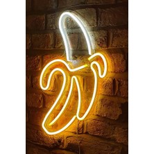 Disa Neon LED Duvar Dekoratif Aydınlatma -Muz, 22X16CM-