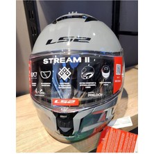 LS2 Stream 2 Nardo Gri Kapalı Kask