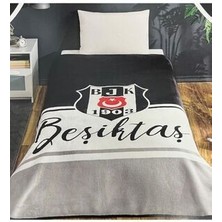 Taç Lisanslı Beşiktaş Klasik Tek Kişilik Battaniye