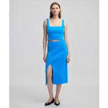 İpekyol Pelüş Dokulu Midi Etek IW6240004130089