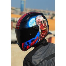 Rapıd 2 Zombıe Siyah-Kırmızı Kask